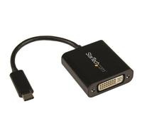 Adaptador Gráfico USB C Macho - DVI-I Hembra FullHD CDP2DVI Negro - STARTECH