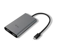 Adaptador gráfico USB i-tec TB3DUAL4KDP Thunderbolt 3 Dual DisplayPort 5K/4K
