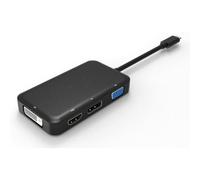 Microconnect USB3.1CCOM10 adaptador de cable USB C DVI-D, VGA, HDMI, DisplayPort Negro - Adaptador para cable (USB C, DVI-D, VGA, HDMI, DisplayPort, Macho/Hembra, Negro)