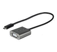 Adaptador gráfico USB StarTech CDP2VGAEC USB-C a VGA cable 30 cm blanco