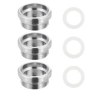 Adaptador Grifo Cocina 3 PCS Adaptador Grifo Adaptador para Grifo Adaptadores de Grifo M22 a M18 Viene con 3 Piezas de Juntas para Manguera de Filtro de Agua de Ahorro de Agua para Grifo de Cocina