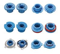 Adaptador H7 Led 4 PCS Universal Durable LifeSpan Light Light Bombilla Bombilla Adaptador Socket Retenedor H1 / H3 / H4 / H7 / H11 / HB3 Adaptador De Faro (Color : H4)
