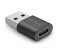Hama Adaptador USB USB-A a USB-C, USB 3.2 Gen 2 10 Gbps, Negro