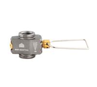 Adaptador Hamans para recarga de bombonas de gas, adaptador para rellenar botellas de gas, válvula de presión de gas portátil para exteriores, válvula de purga multifunción para canastilla de camping