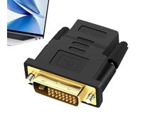 Adaptador HD DVI: convertidor de puerto de pantalla, transmisión de alta velocidad, construcción de material de cobre, cable de computadora compacto | 1 pieza 50Mm Monitor escritorio TV conexión Cable