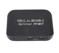 Adaptador HD y Tipo C, 4K 60Hz USB C a HD Multimedia Splitter con Carga PD de 100W, Soporte de Visualización Extendida para PC Portátil