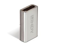 Adaptador HDMI 2.1 Hembra a Hembra Lindy Plata