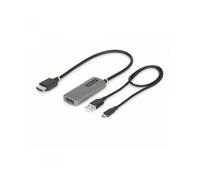Adaptador hdmi a displayport startech 0.3m - macho - hembra - gris