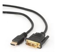 Adaptador hdmi a dvi gembird 5m, hdmi/dvi, m/m negro 5 m