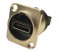 Adaptador, HDMI A Rcpt/HDMI A Rcpt, Audio Video Conector A HDMI Receptáculo - Tipo A, Audio Video Conector B Receptáculo HDMI - Tipo A, Ft Serie