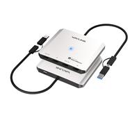 Adaptador HDMI a USB C, WAVLINK Adaptador Cuádruple para Monitores para Sistemas macOS M1/M2/M3/M4. Hosts Tipo-C/A, 4 HDMI, Driver SMI Requerido