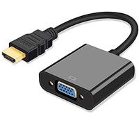 Adaptador HDMI a VGA, 1080P compatible HDMI a VGA para computadora, portátil, PC, monitor, HDTV, cable convertidor digital a analógico para Xbox 360, PS3, TV Box a proyector Displayer. Adaptador macho