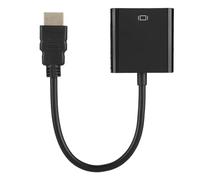 Adaptador HDMI A VGA, Cable Adaptador Convertidor De Vídeo Macho A VGA Hembra, Para Computadora, PC, HDTV, Proyecto De Monitor De Computadora Portátil De Escritorio, Cable Adaptador Convertidor De Vid