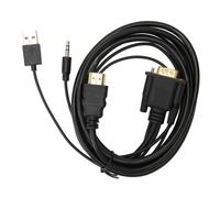 Adaptador HDMI a VGA, rendimiento increíble, compatible con HDCP 3.1, 4.2, 5.3, HD Multimedia Interface 6.1, amplia compatibilidad con la mayoría