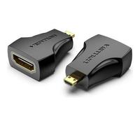 Adaptador HDMI Vention AITB0 Micro HDMI macho chapado en oro Resolución 1080P