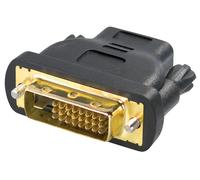 Adaptador hdmi-dvi - hdmi-kupplung 19pol. auf dvi-stecker 24+1pol.- ne