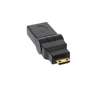 Adaptador HDMI en línea de 19 pines hembra a HDMI Mini tipo C, ajustable a 180 grados [17690 M]