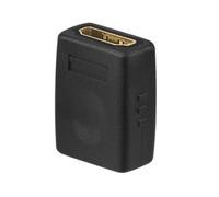 Adaptador HDMI Ewent EC1373 4K Ultra HD, 3D, Ethernet Negro Chapado en Oro