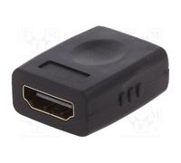 HDMI adapter, type A F/F, Ultra HD 60p, bl
