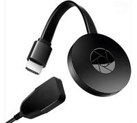 Adaptador HDMI Inalámbrico 4K Dongle WiFi Display para TV Proyector Receptor de Duplicación de Pantalla Soporte Miracast AirPlay DLNA Streaming Desde iPhone Android(No Compatible con Google/Netflix)