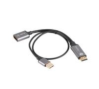 Adaptador HDMI(M) Displayport(F) 4K a cable 20CM AD-HD-DP-02