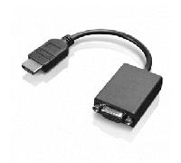 Lenovo HDMI / VGA 0,2 m Negro