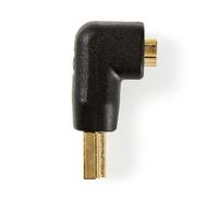 Adaptador HDMI Nedis CVGB34901BK macho a hembra ángulo 90° negro