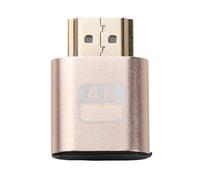 Adaptador HDMI para equipos de minería de criptomonedas, monitor virtual con resolución 4K y funciones de emulador EDID, gráficos plug and play.