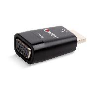 Lindy 38194 cambiador de género para cable HDMI Type A (Standard) VGA Negro