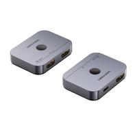 Adaptador HDMI Vention 3 Puertos HDMI 2.1 USB Tipo C Aluminio 8K Gris 1m