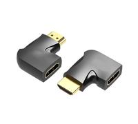 Adaptador HDMI Vention de 90° a 270°, convertidor macho a hembra en ángulo recto, conector 4K HD for HDTV, PS4, Lptop, TV Box, extensor HDMI.(Upgraded Left,2pcs)