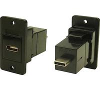 Adaptador Hembra, Conector USB Hembra Tipo C - Conector USB Tipo B CP30611X Cliff Contenido: 1 Unidad