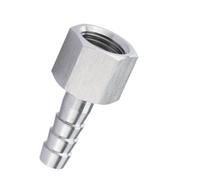 Adaptador hembra de acero inoxidable de 1 pieza, adaptador de conexión de manguera de alta presión, adaptadores reductores de acero inoxidable 304(M14x1.5 to 12mm)