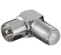 Adaptador, hembra jack a macho coaxial, acodado 90º 11 unidades