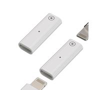 Adaptador hembra Lightning carga reemplazo (lote de 2) para Apple Pencil 1ª generación lápiz capacitivo convertidor para Apple Lightning Touch para iPad conector cargador L-LM kit