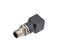 Adaptador hembra M12 a RJ45 Conector de aviación con orificio estenopeico codificado en D de 4 núcleos Conector impermeable de ángulo recto de 8 núcleos(M12 pin 4 pin D typeRJ45 straight adapter)
