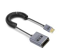 Adaptador Hembra para guardar el espacio HDTV 2.1 a hembra para hombre en miniatura macho a hembra Convertidor Línea 8K @ 60Hz 4K @ 120Hz