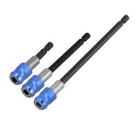 Adaptador hexagonal de destornillador magnético, juego de extensión de cambio de broca de liberación rápida, extensor de lote, barra de autobloqueo, 1/3 Uds.(3pcs)