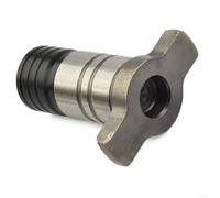 Adaptador hexagonal hembra 1/4 para llave eléctrica sin escobillas para - Accesorio de eje de llave de acero, plata+negro, 45x18x5mm, compatible con, Jiasheng,