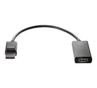 HP 2JA63AA adaptador de cable de vídeo DisplayPort HDMI tipo A (Estándar) Negro - Adaptadores de cable de vídeo (DisplayPort, HDMI tipo A (Estándar), Macho, Hembra, Negro, Negro)
