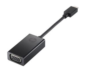 Adaptador HP P7Z54AA USB Tipo-C a VGA compacto 7,6 cm negro