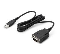 HP Adaptador de cable J7B60AA – USB A a RS-232 macho/macho, negro