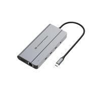 Adaptador Hub USB-C 10 en 1 Conceptronic USB 3.2 Gen 2 100W PD 8K