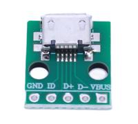 Adaptador husxh Mini Micro USB a DIP Conector hembra de 5 pines Tipo B Convertidor PCB Placa de pines Protoboard Placa de interruptor SMT Asiento de