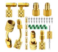 Adaptador HVAC in - Construcción en macizo Acabado duradero y resistente a la corrosión | Kit de montaje para aire acondicionado R410a, accesorio de conversión de manguera de asp