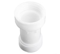 Adaptador IBC S60x6 para tanque de mano, extensión de salida de rosca gruesa de plástico blanco, junta de descarga de cubo de agua de lluvia, accesorio de equipo de riego de jardín