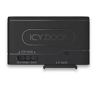 Adaptador ICY DOCK MB104U-1SMB USB-C 3.1 a HDD/SSD 2,5" y M.2 SATA/PCIe NVMe