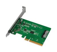 Adaptador ICY DOCK MB409A5 PCIe 5.0 x8 a MCIO 8i con Redriver
