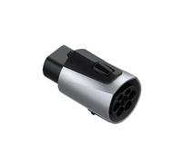 Adaptador IEC62196 Tipo 2 A GBT EV Convertidor de Carga 250V 32A Adaptador Convertidor de Cargador Trifásico 22KW Tipo 2 GB/T
