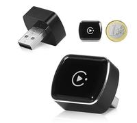 Adaptador inalámbrico 2 en 1 Mini CarPlay, Convierte CarPlay por cable en inalámbrico, Conexión rápida y estable, Adecuado para coches desde el año 2015